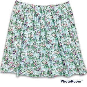 Vintage Portraits by Northern Isles A‎ Line Skirt Floral Pattern Women's 13/14
